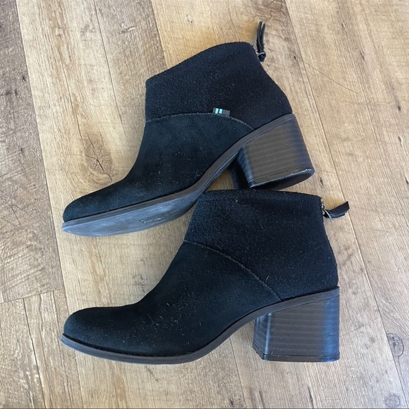 Toms | Lacy Wool Blend Bootie - Picture 9 of 10